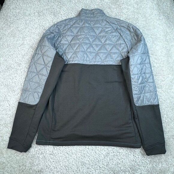 Smartwool Mens XL Propulsion 60 Hybrid 1/2 Zip Pullover Jacket Silver Gray - Picture 3 of 10